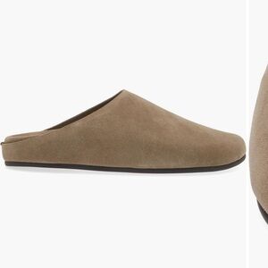 Jeffrey Campbell Content Taupe Suede Mules